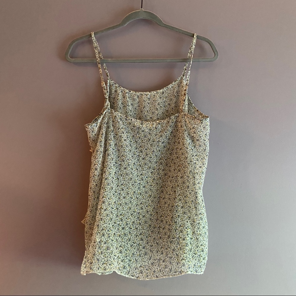 Ya LA Ruffled Front Floral Tank Top - Picture 6 of 6